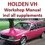 Holden Commodore VH including all Supplements
